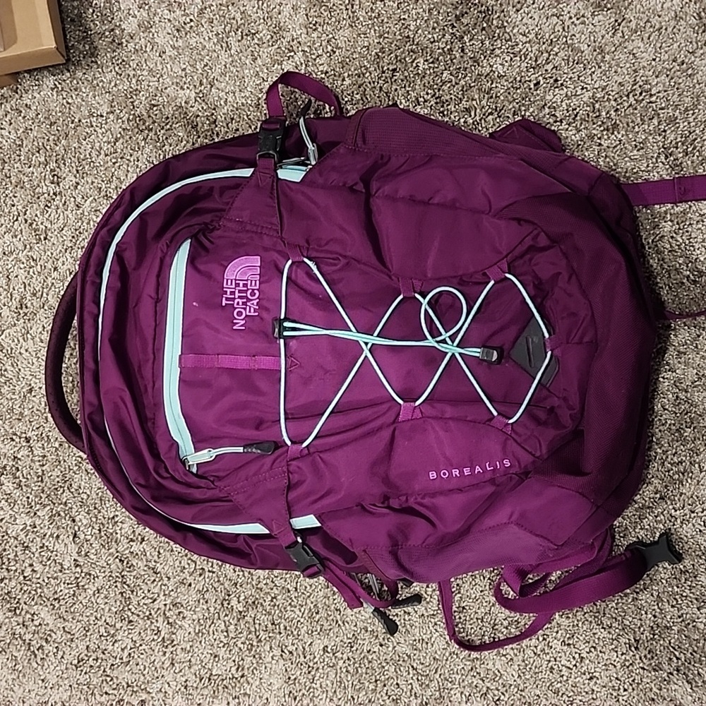 North Face Backpack - Plum